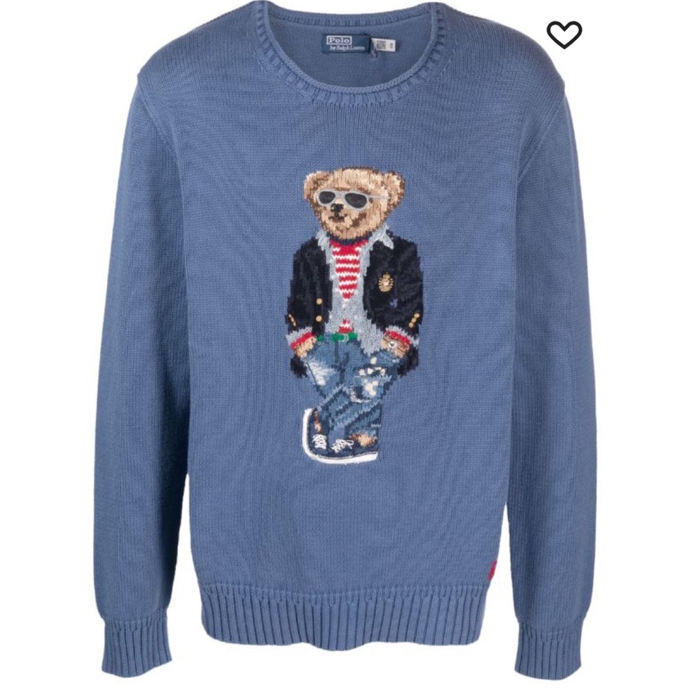 Polo by Ralph Lauren NWT Men’s medium 100% cotton bear sweater